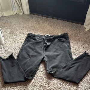 Abercrombie & Fitch Dark Gray High-Rise Jeans